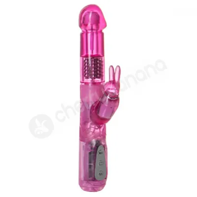 Pink 7 Function Jack Rabbit Vibrator