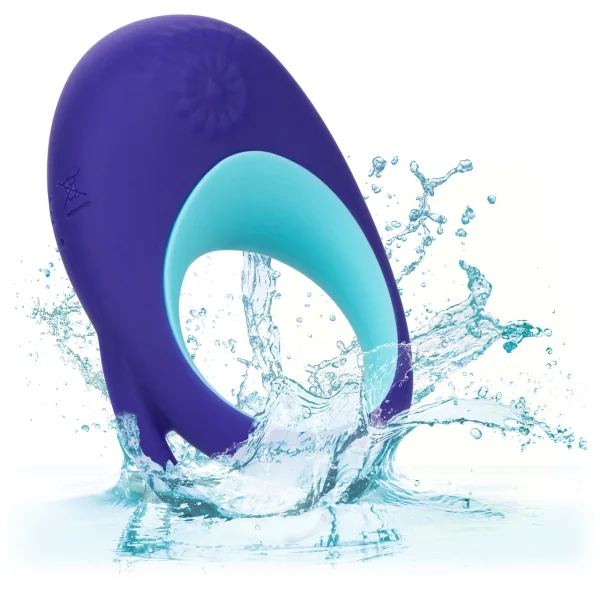 Link Up Alpha Silicone Rechargeable Vibrating Cock Ring By CalExotics