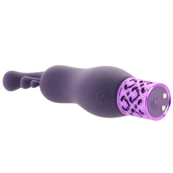 Royal Gems Exquisite Rechargeable Silicone Bullet Purple