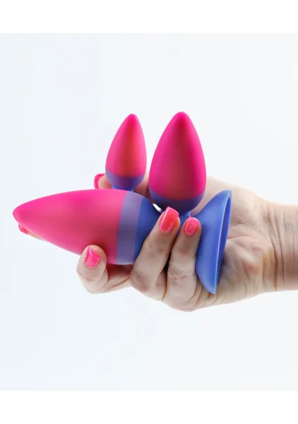 Colours Pleasure Plug x 3 Set