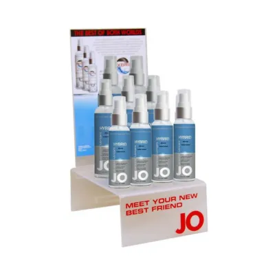 Jo Hybird Lubricant Acrylic 8 Per Display
