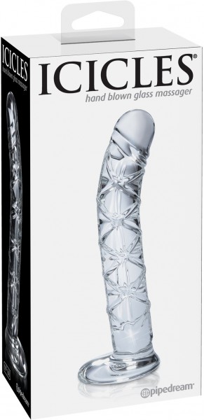 6" Glass G-Spot Dildo