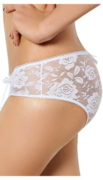 Crotchless Lace Panty - Three Sizes Available