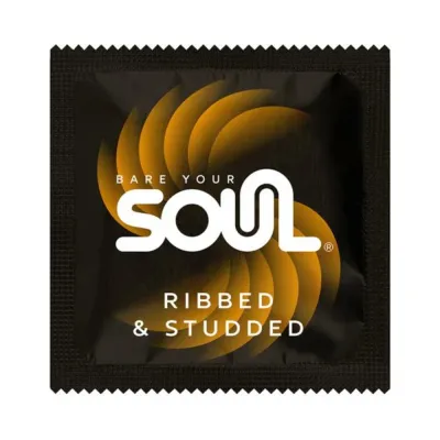 Condoms Soul Ribbed And Studded Latex Condom Case 1000 count