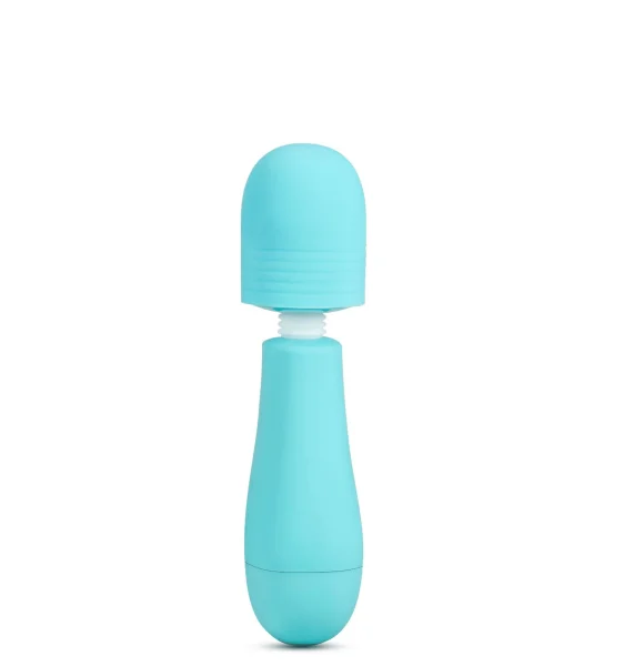 Rose - Petite Massage Wand - Blue