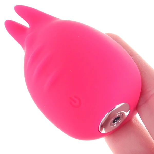 Huni Rechargeable Waterproof Silicone Lay-On Clitoral Vibrator by VeDO - Foxy Pink