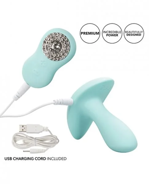 Jopen Pave Audrey Tapered Anal Stimulator Teal — image 8 of 8