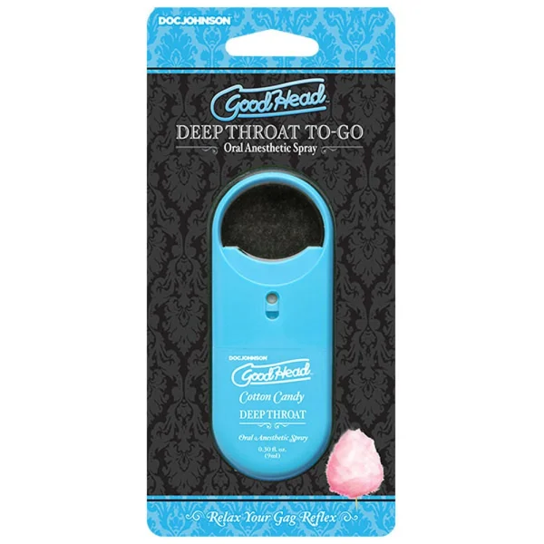 Goodhead - Deep Throat Spray To-go - Cotton Candy - 0.30 Fl. Oz.