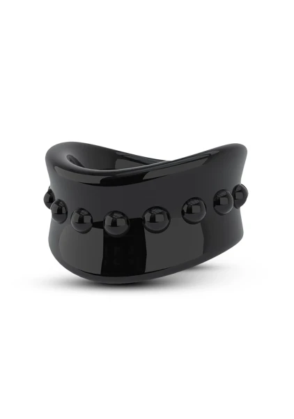 Stay Hard - Beef Ball Stretcher Snug X Long - 1 Inch Diameter - Black