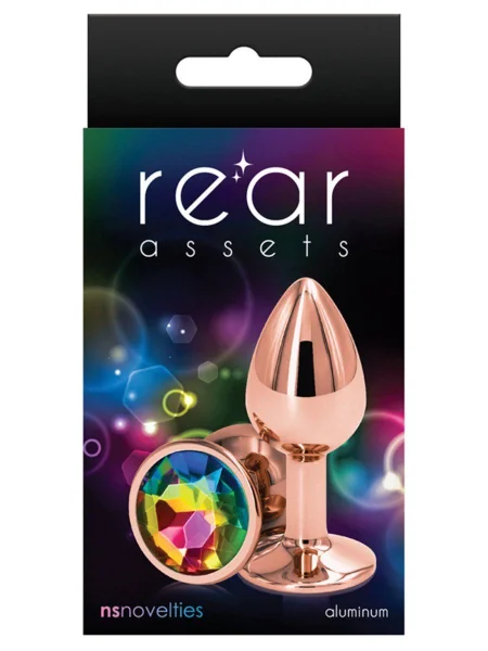 Rear Assets Rose Gold Small BUTT PLUG
