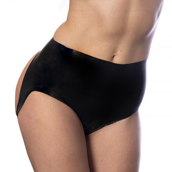 Bondara Siren Black Latex Spanking Knickers
