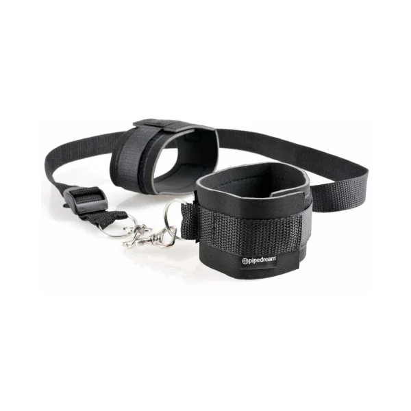 Fetish Fantasy Cuff and Tether Set Black