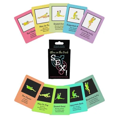 Kheper Games Glow In The Dark Sex Position Card Game