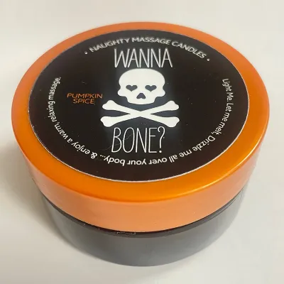 Kama Sutra Massage Candle WANNA BONE Pumpkin Spice