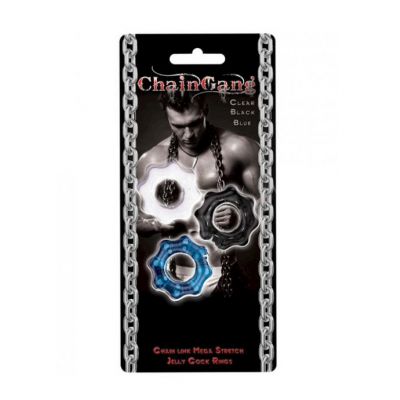 Chain Gang Cock Rings 3pack Multi 3pk