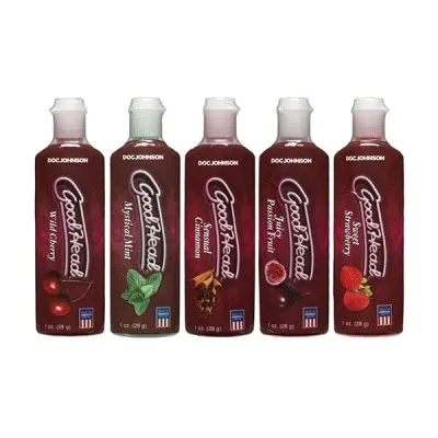 Good Head Oral Gel Water Based Lubricant 5 Pack