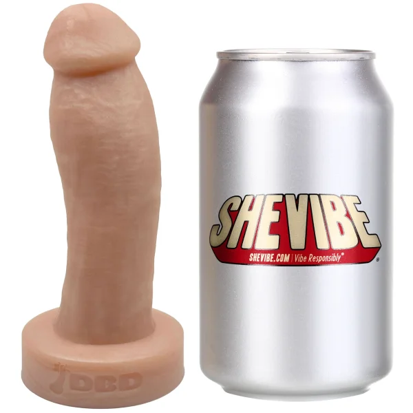 WEE Daddy Duncan 5.5" Platinum Silicone Realistic Dildo By Dee's Big Daddies - Vanilla