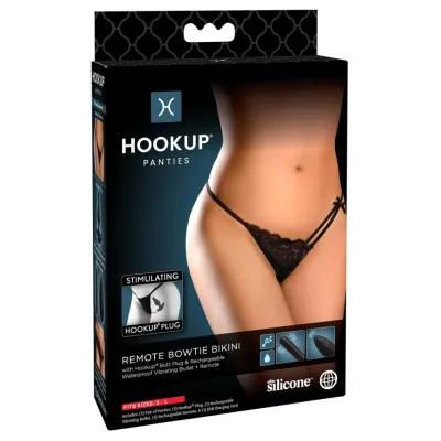 Hookup Panties Remote Bowtie Bikini