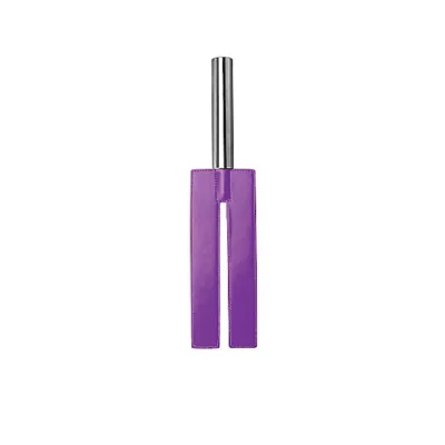 Leather Slit Paddle Purple