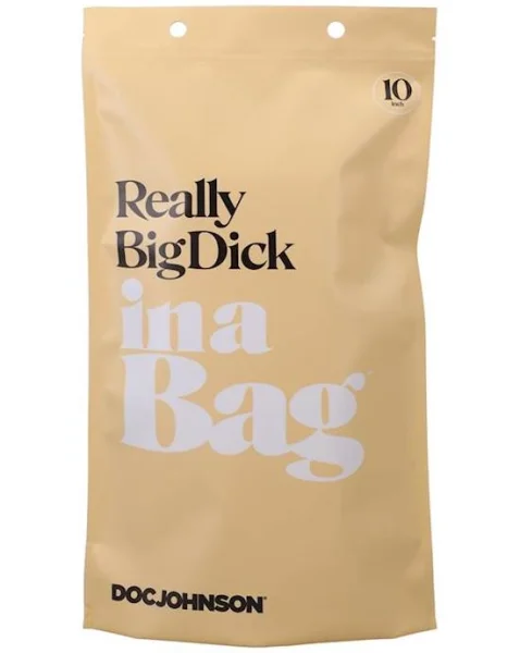 Really Big Dick in a Bag 10 Inch - Clear