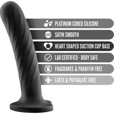 Temptasia Twist Silicone Dildo By Blush Large