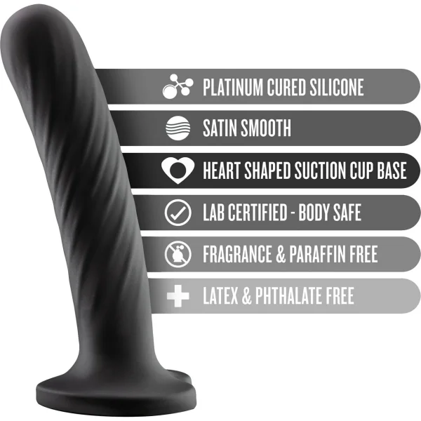 Temptasia Twist Silicone Dildo By Blush - Large