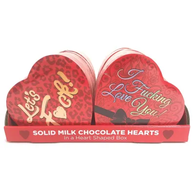 Heart Boxed Chocolates 12 Box Display
