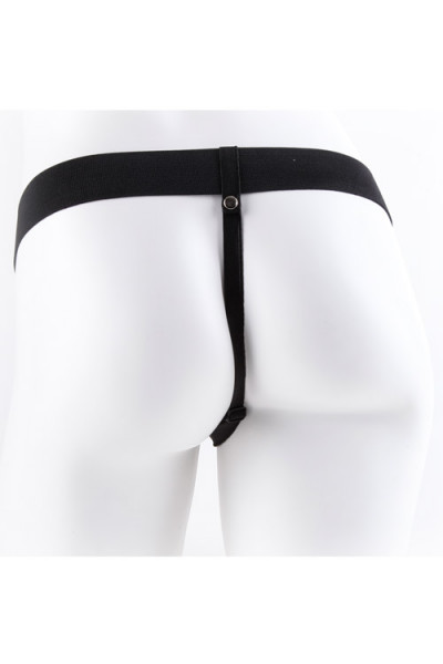 Pipedream 9" Vibrating Realistic Hollow Strap-On