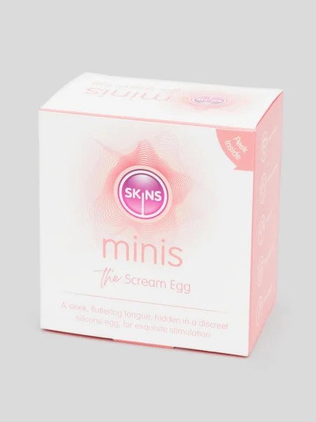 Skins Minis The Scream Silicone Flickering Tongue Vibrating Egg
