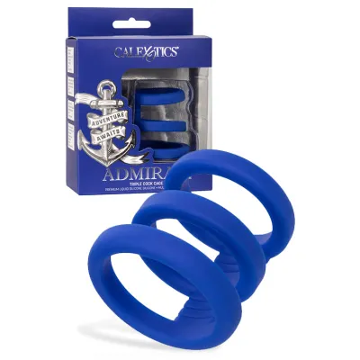 California Exotic Admiral Silicone Triple Cock Ball Cage