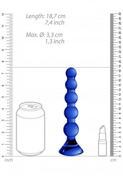 Stretch Glass Anal Beads by Chyrstalino