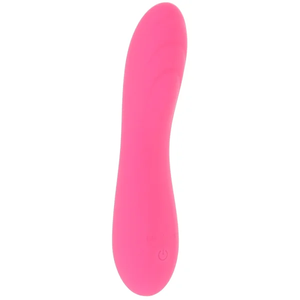 Liquid Silicone Pixies Ripple Rechargeable Waterproof Vibrator By CalExotics - Pink