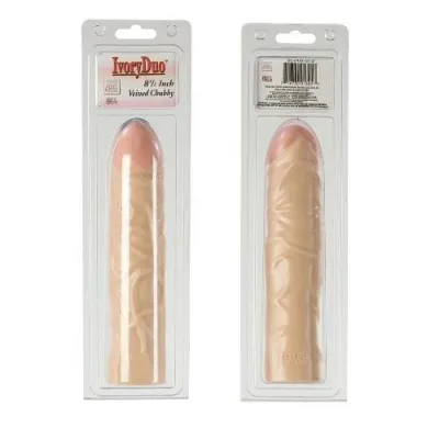 Ivory Duo 8 5 Inches Veined Chubby