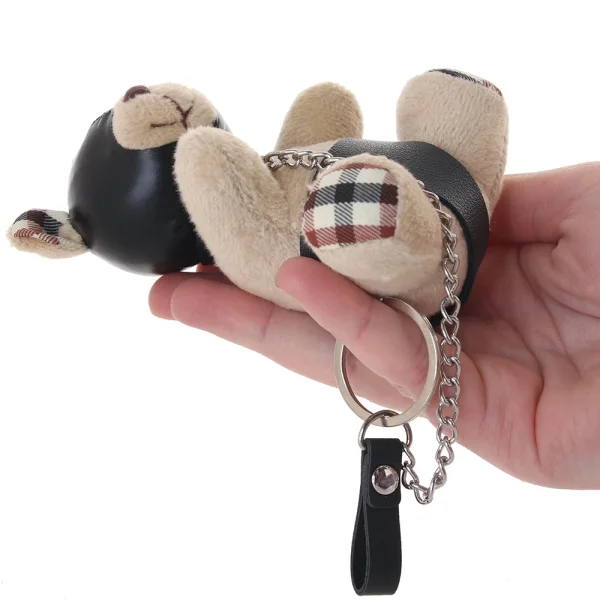 Hooded Teddy Bear Keychain