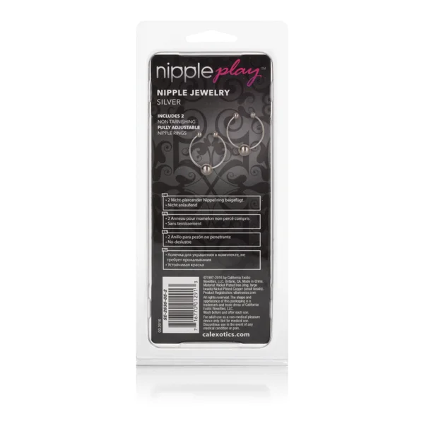 Nipple Play Non Piercing Nipple Jewellery Silver — image 14 of 16