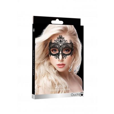 Queen Black Lace Mask