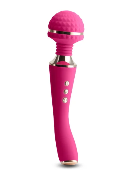 Sugar Pop Bliss Silicone Rechargeable Wand Style Vibrator - Black