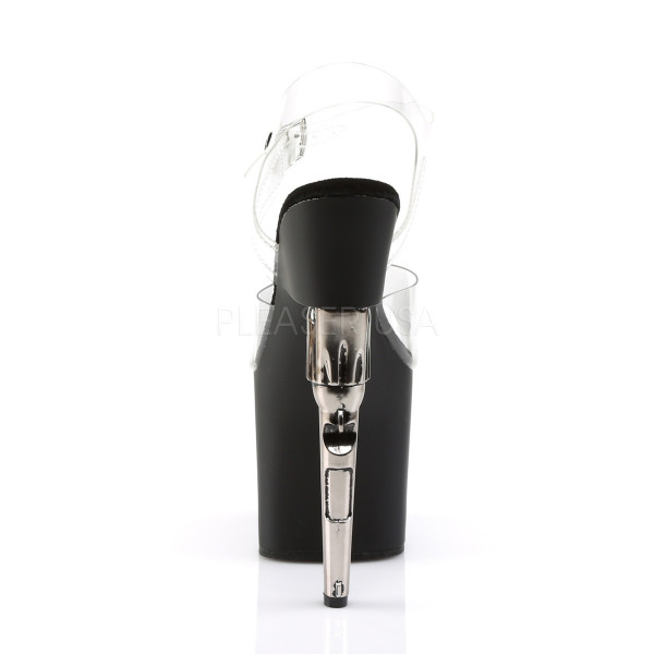 BONDGIRL-708 - 7 1/2" Gun Heel Ankle Strap Platform Sandal — image 4 of 4
