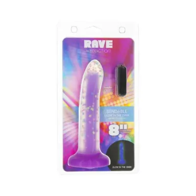 Realistic Dildos Addiction Rave Party Marty Dong Glow In The Dark 8 In