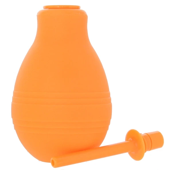 Cheeky One Way Flow Douche Anal Cleansing Tool By CalExotics - Orange