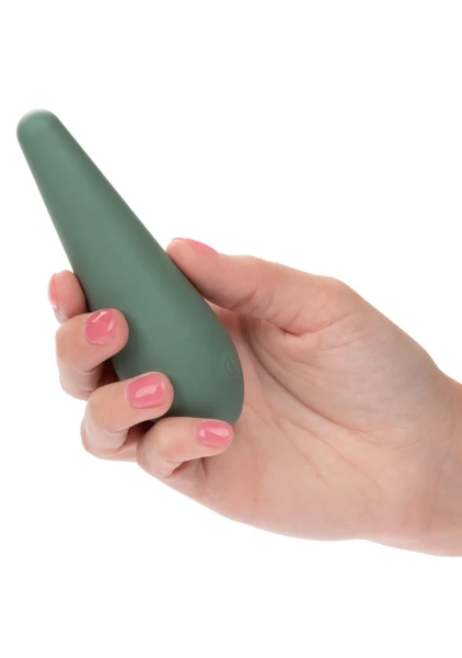 Mod Chic Rechargeable Waterproof Silicone Clitoral Stimulator By CalExotics - Green