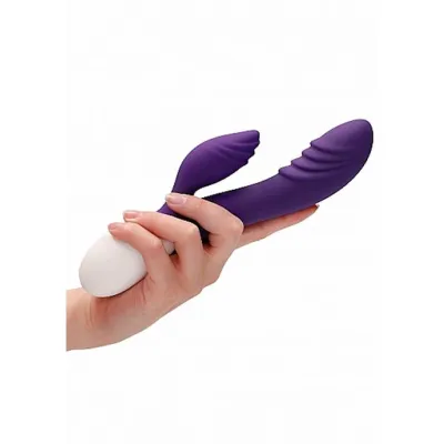 Sunburst Rechargeable Heating G spot Purple 8 1 Inch