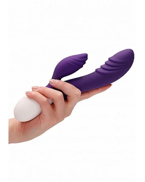 Sunburst - Rechargeable Heating G-spot - Purple - 8.1 Inch