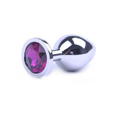 Metal Purple Butt Plug