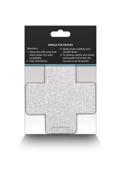 Pretty Pasties - Glitter Cross - 2 Pairs