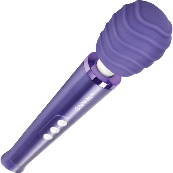 Le Wand Petite Silicone Texture Covers Violet Pack Of 2