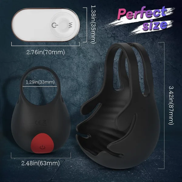 Sila Dual Ring & Ball Sack Vibrator