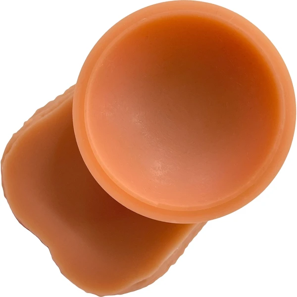 Finubar Medium 7" Realistic Dual Density Silicone Dildo With Suction Cup & Balls By Pleasure Engine
