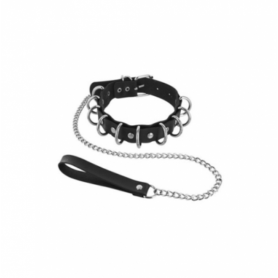 CHOKER RING WITH LEASH
