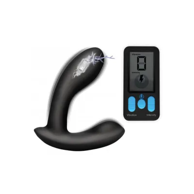 E Stim Pro Silicone Prostate Vibe with Remote